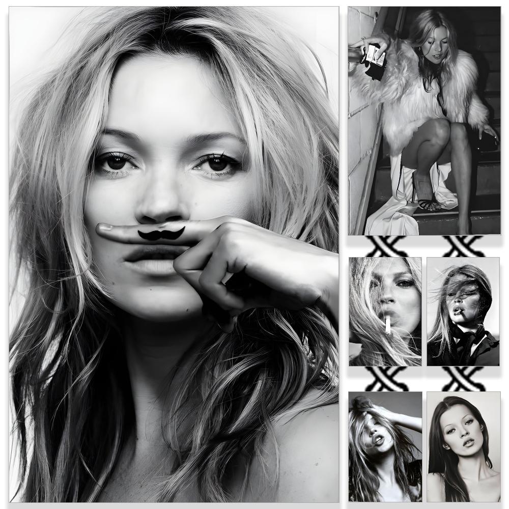 Sports Equipment Poster - Celebrity K-Kate Moss Poster HD Waterproof