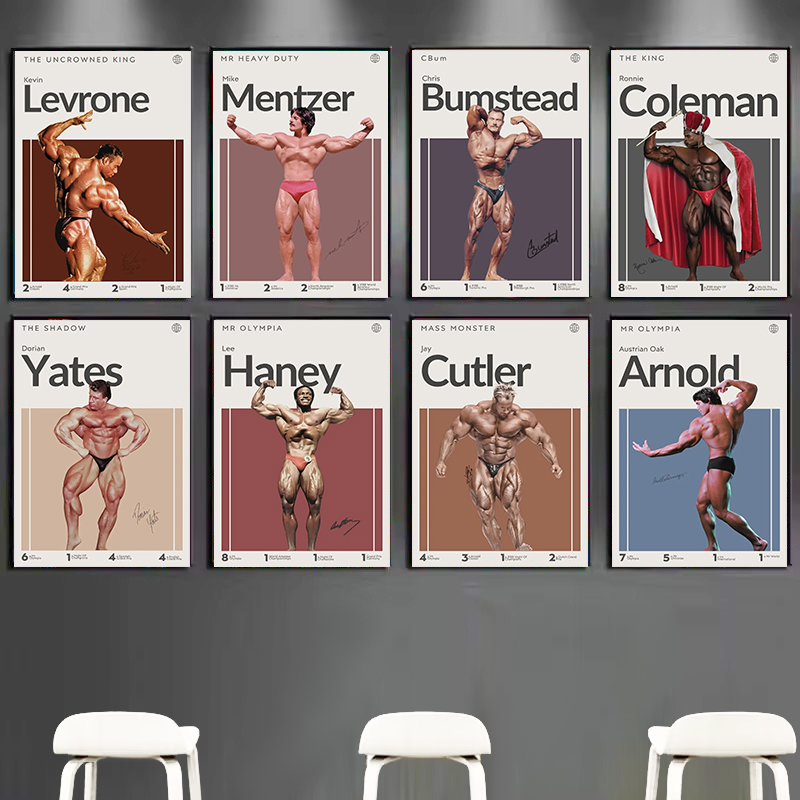 Sports Equipment Poster - Motivation Bodybuilder Poster Bumstead Coleman Mr