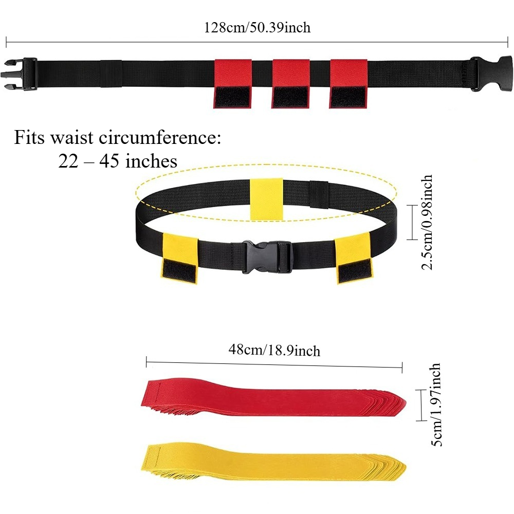6PCS Flag Football Belts Set A - đánh giá và giá Sports Equipment Football