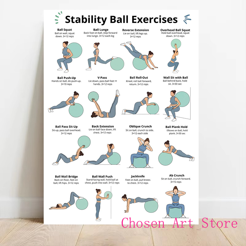 Fitness Exercise Schedule Post - đánh giá và giá Sports Equipment Poster
