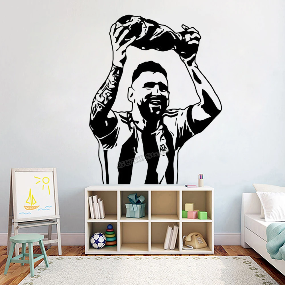 Messi Wall Sticker Vinyl Decal - đánh giá và giá Sports Equipment Poster