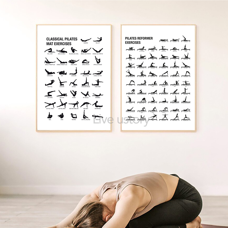 Frameless Pilates Workout Char - đánh giá và giá Sports Equipment Poster