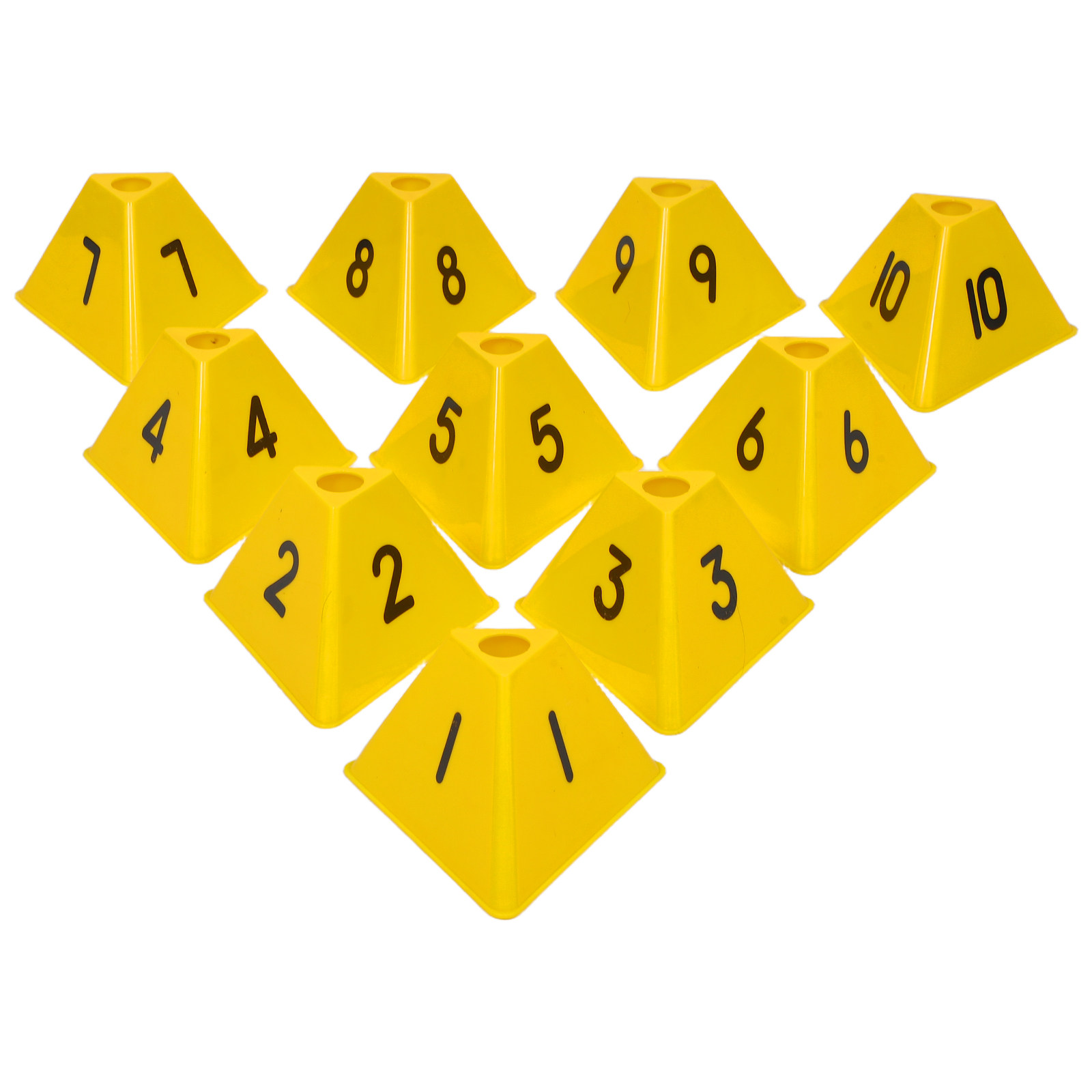 10Pcs Football Training Marker - đánh giá và giá Sports Equipment Football